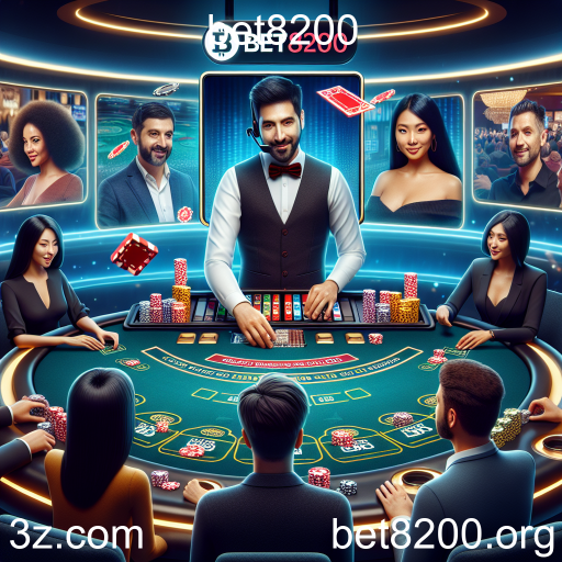 A Emoção do Cassino Ao Vivo no Bet8200